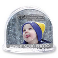 Snow & Glitter Dome Water Globe/ Picture Frame (3 1/2"x3")